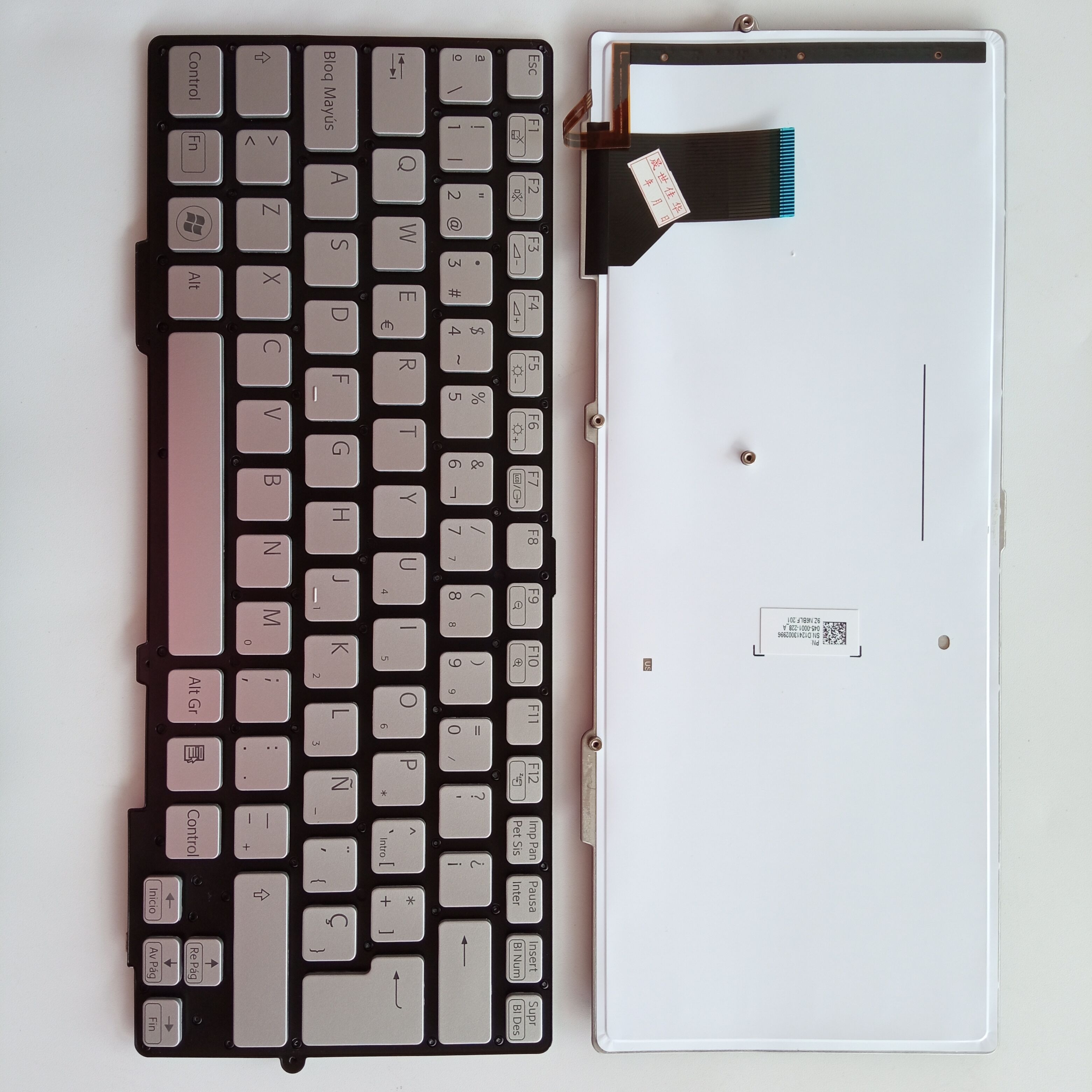 Picture of New Replacement Laptop Keyboard For SONY SVS13/SVE13 SILVER Backlit Sp Layout